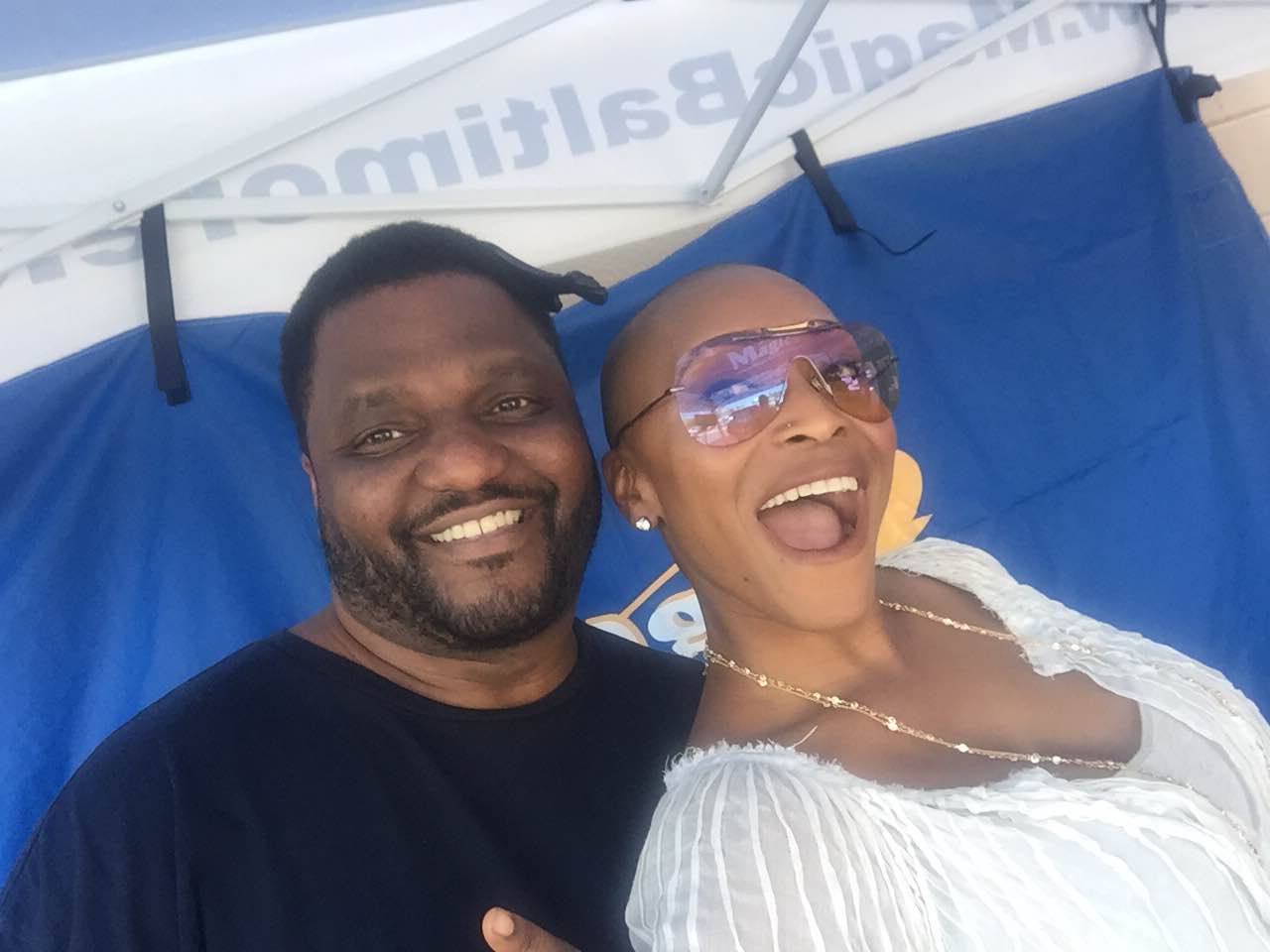 April Watts and Aries Spears