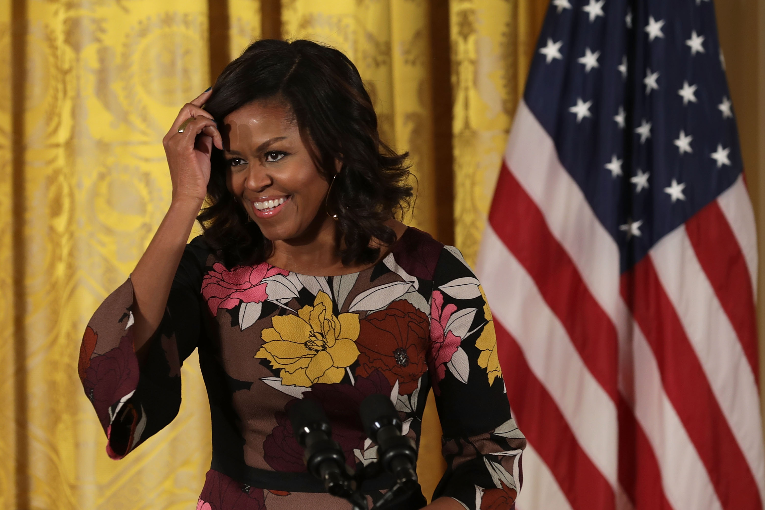 Michelle Obama Addresses White House's Veterans Homelessness Summit