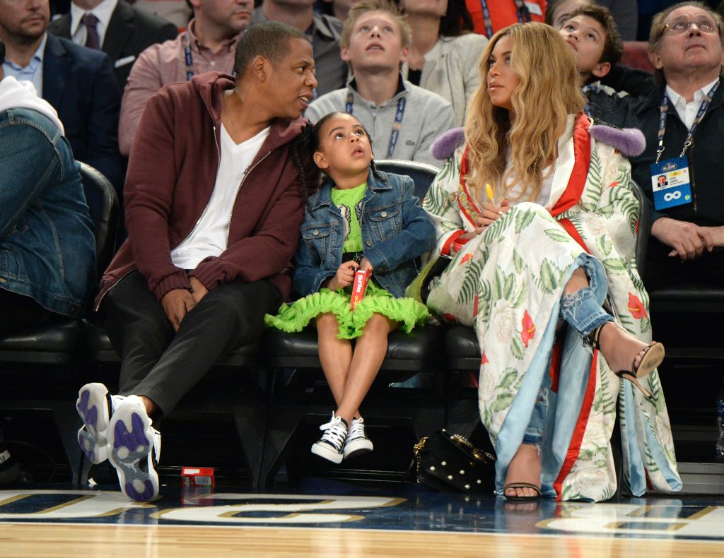 Celebrities Attend The 66th NBA All-Star Game
